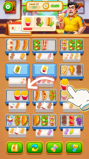 Grill Sort - Food Sort Games screenshot 2