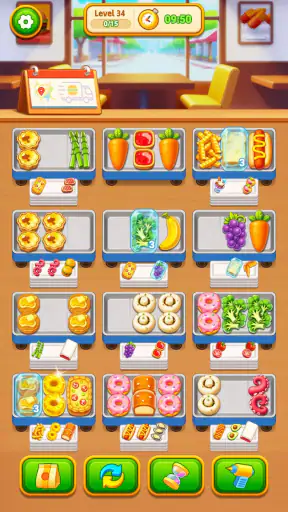 Grill Sort - Food Sort Games screenshot 3