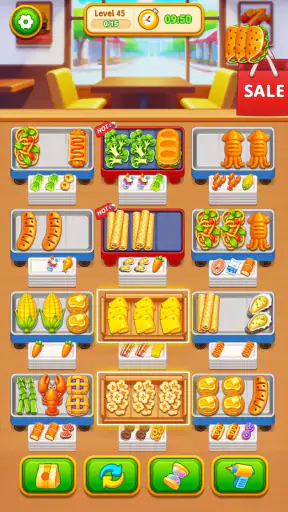 Grill Sort - Food Sort Games screenshot 4