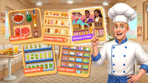 Grill Sort - Food Sort Games screenshot 6