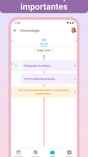 Grossesse + | Appli de Suivi screenshot 10