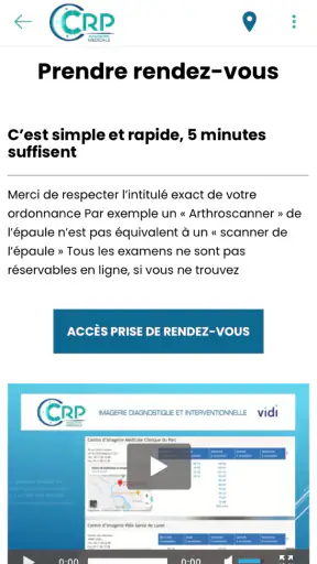 GROUPE CRP IMAGERIE MEDICALE screenshot 3