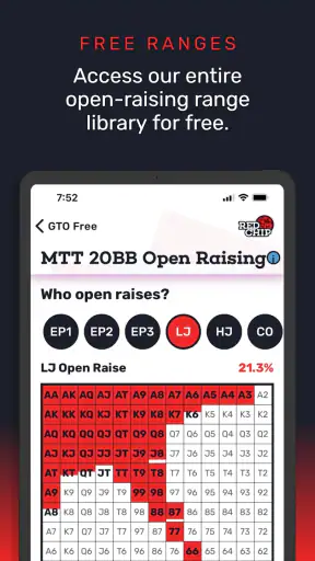 GTO Poker Ranges By Red Chip screenshot 11