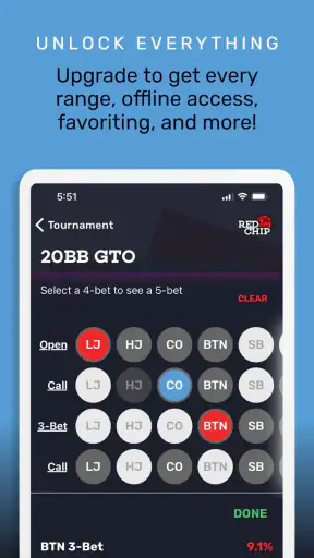 GTO Poker Ranges By Red Chip screenshot 12