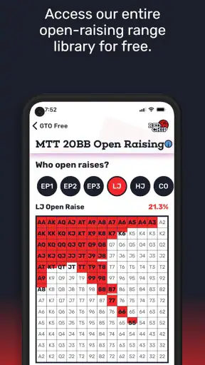 GTO Poker Ranges By Red Chip screenshot 5