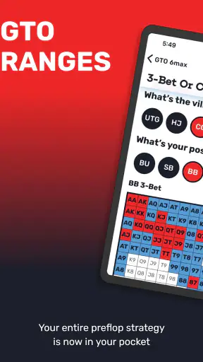 GTO Poker Ranges By Red Chip screenshot 7