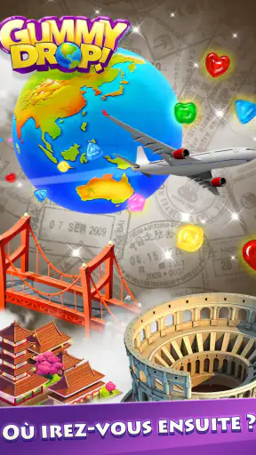 Gummy Drop! Match 3 urbain screenshot 11