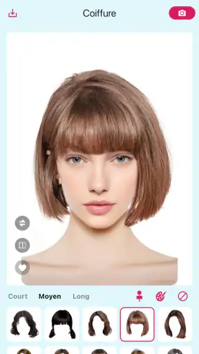 Hairstyle Try On - AI coiffeur screenshot