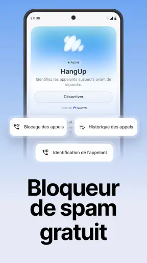 HangUp : blocage du spam screenshot 2