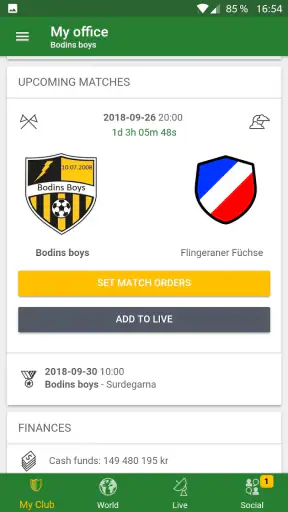 Hattrick : Gestion de football screenshot 1
