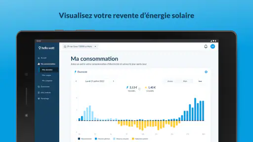 Hello Watt Suivi Conso Énergie screenshot 11