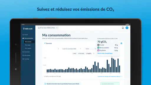 Hello Watt Suivi Conso Énergie screenshot 12