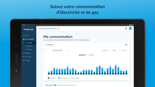 Hello Watt Suivi Conso Énergie screenshot 7