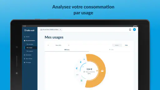 Hello Watt Suivi Conso Énergie screenshot 8