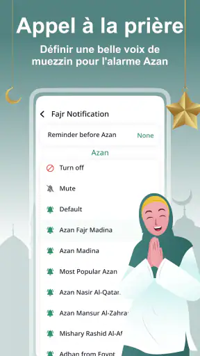 Heure de Prière, Azan, Qibla screenshot 4