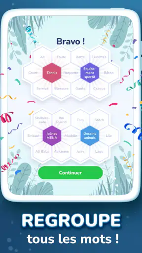 Hexa Words－Association de mots screenshot 12