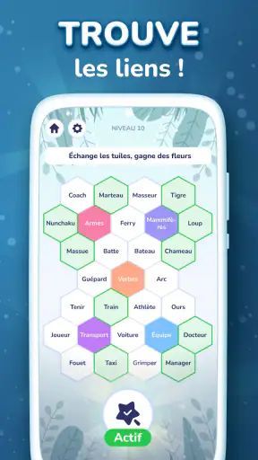 Hexa Words－Association de mots screenshot 3