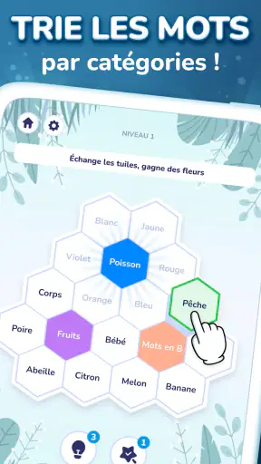 Hexa Words－Association de mots screenshot 6