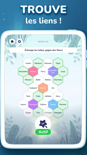 Hexa Words－Association de mots screenshot 8