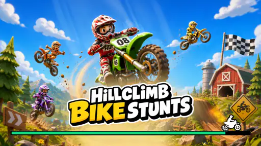 Hill Climb Bike Stunts screenshot 1