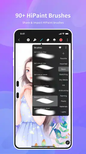 HiPaint - Dessin & Art drawing screenshot 1