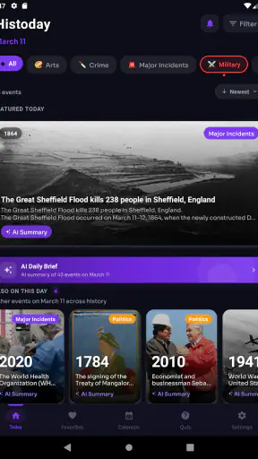 Histoday: History & Quizzes screenshot 9