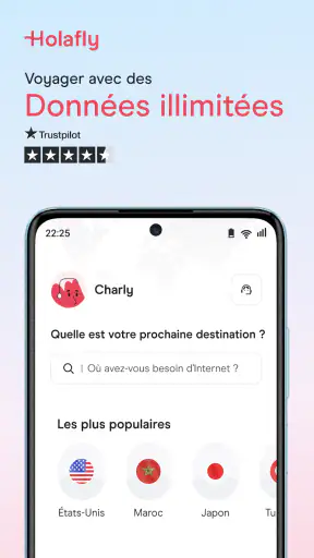 Holafly eSIM Internet illimité screenshot 1