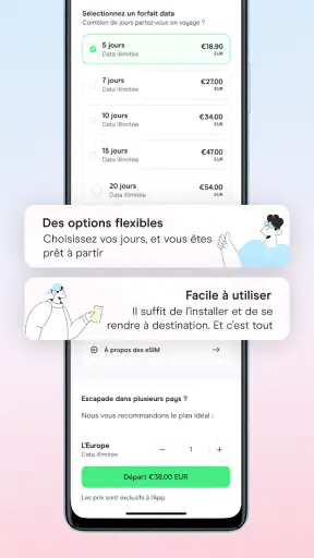 Holafly eSIM Internet illimité screenshot 3