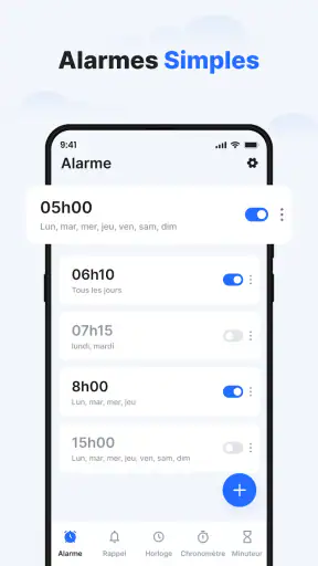 Horloge - Réveil simple screenshot 1