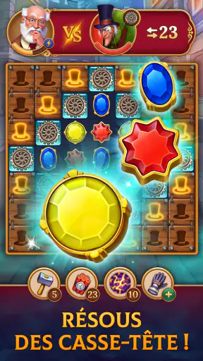 Horloger - Jeu Match-3 Gemmes screenshot 3