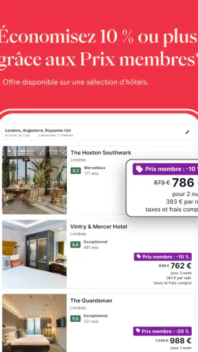 Hotels.com: Hôtels et Voyage screenshot 11