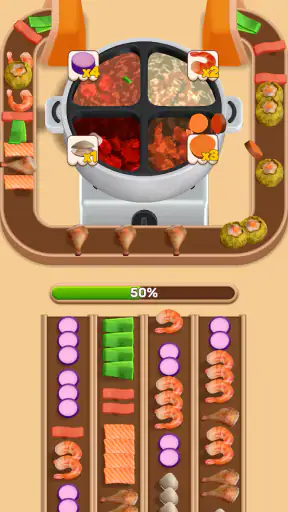 Hotpot Loop: Food Sort screenshot 3
