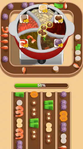 Hotpot Loop: Food Sort screenshot 9