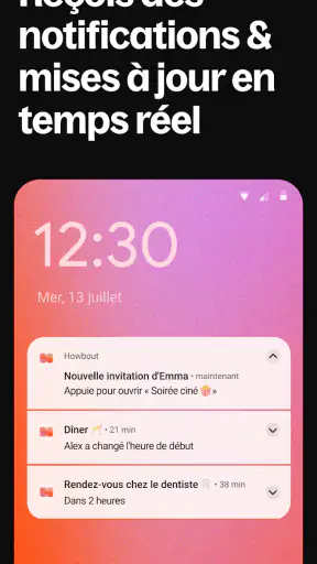 Howbout : calendrier partagé screenshot 4