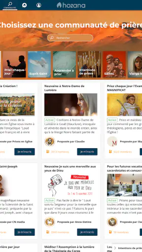 Hozana - Prière catholique screenshot 10