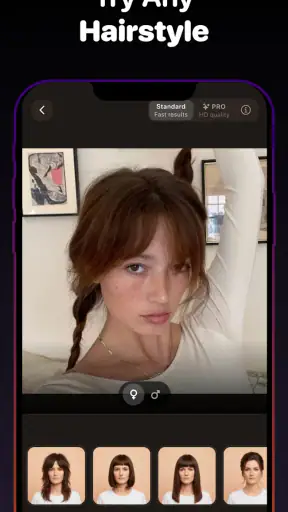Coupe de Cheveux & Couleur IA screenshot 1