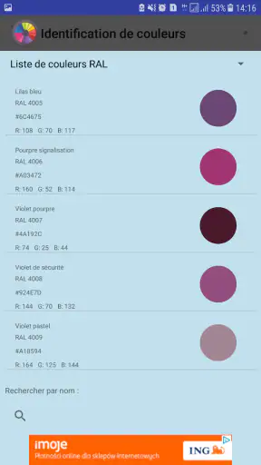 Identification de couleurs screenshot 6