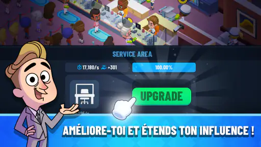 Idle Bank Tycoon: Sois riche ! screenshot 2
