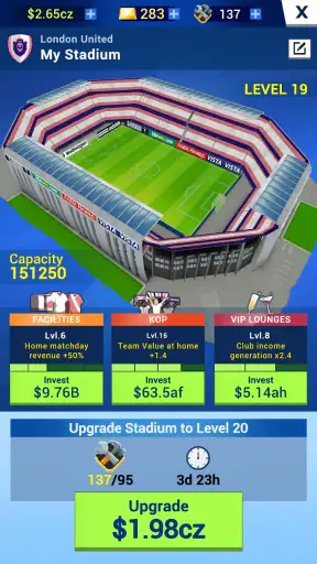 Idle Eleven Football tycoon screenshot 3