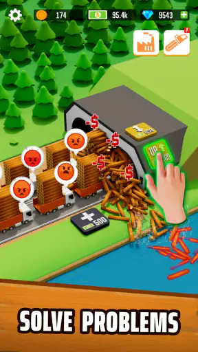 Idle Lumber Empire: Jeu Tycoon screenshot 1
