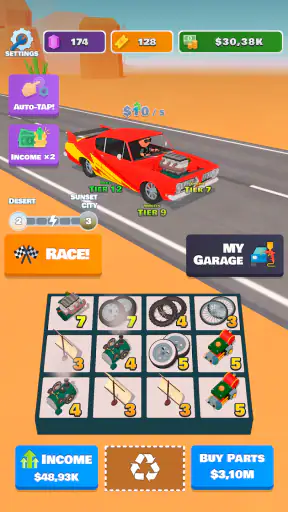 Idle Racer : Jeu de course screenshot 2