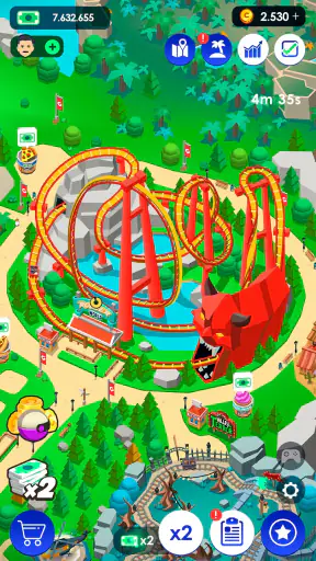 Idle Theme Park - Magnat screenshot 5