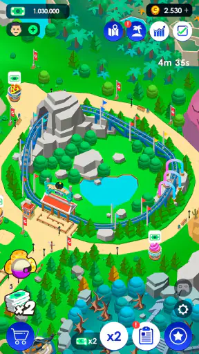 Idle Theme Park - Magnat screenshot 9