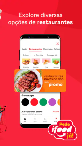 iFood comida e mercado em casa screenshot 2