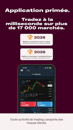 IG : Investissez et Tradez screenshot 10