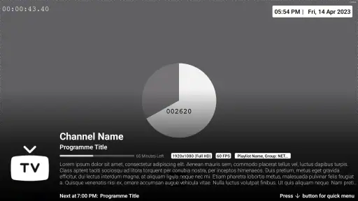 iMPlayer TV IPTV Player screenshot 12