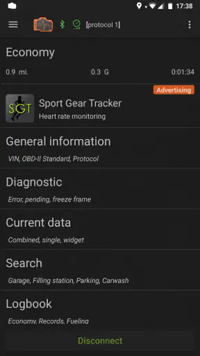 inCarDoc - OBD2 ELM327 Scanner screenshot 1
