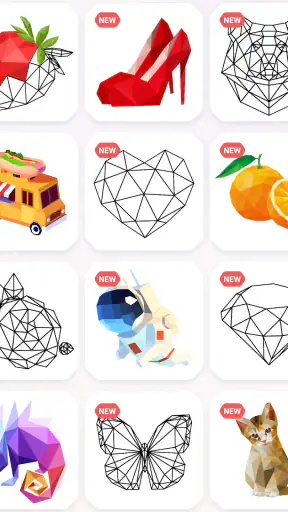 inPoly: Jeu de Puzzle Poly Art screenshot 10
