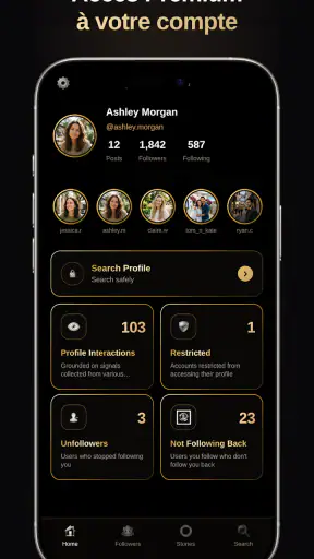 inProfile : Traqueur Profil screenshot 2