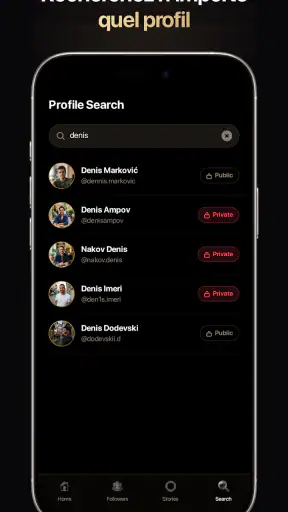 inProfile : Traqueur Profil screenshot 7